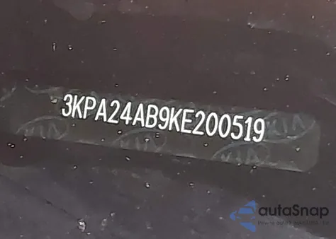 2019 Kia Rio S из США, поврежденный, VIN 3KPA24AB9KE200519